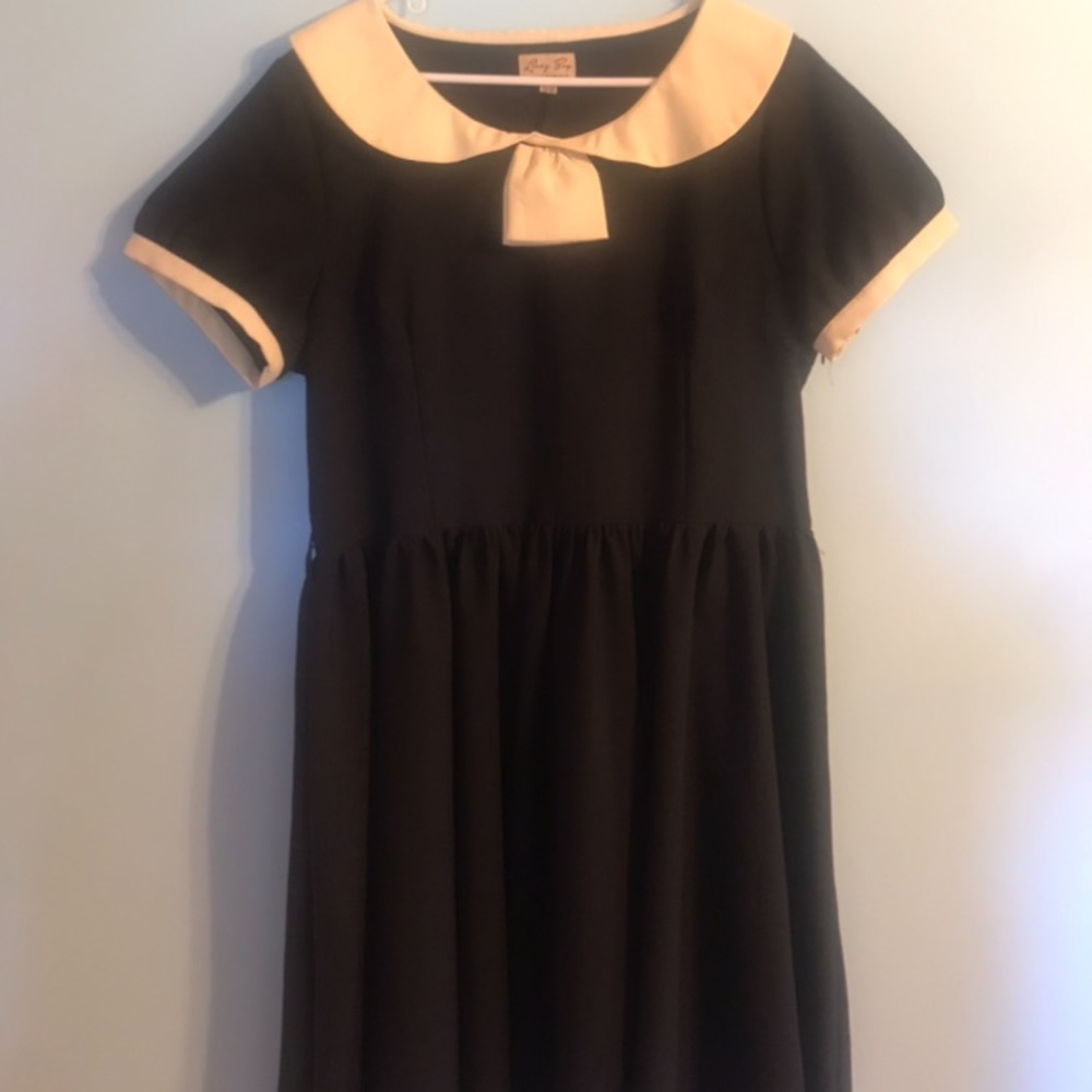 Lindy Bop plus sz black vintage style swing dress